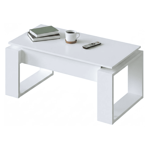 Mesa de centro com efeito madeira