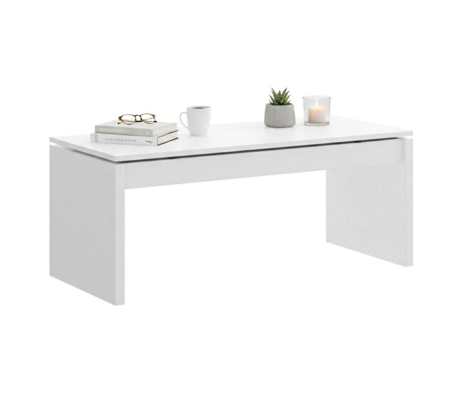 Mesa de centro com efeito madeira 102x50