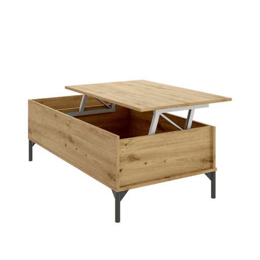 Mesa de centro com efeito madeira