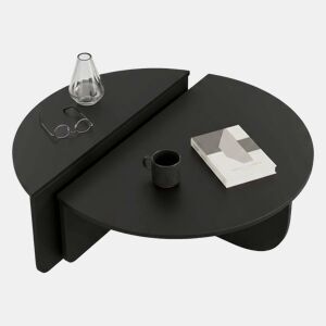 Mesa de centro com efeito madeira