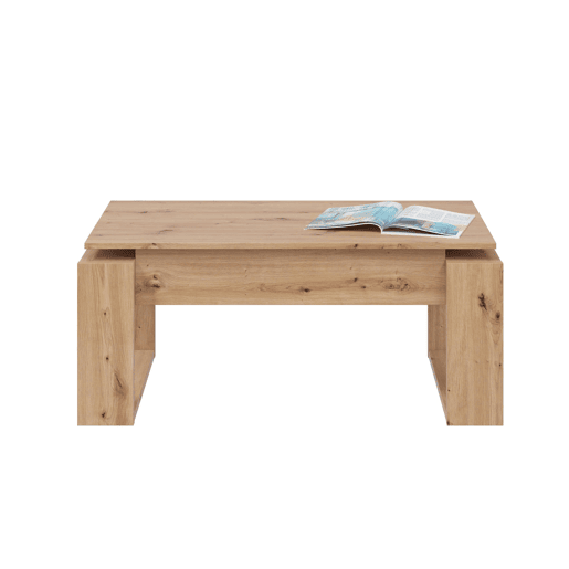 Mesa de centro com efeito madeira