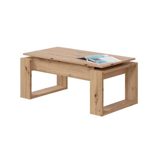 Mesa de centro com efeito madeira