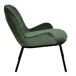 ALVIN - Sillón de tela y metal ALVIN - Sillón de tela y metal Verde
