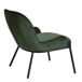 ALVIN - Sillón de tela y metal ALVIN - Sillón de tela y metal Verde