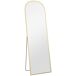 Espejo Cuerpo Entero Aleación de Aluminio, Vidrio Templado HOMCOM Espejo Cuerpo Entero Aleación de Aluminio, Vidrio Templado HOMCOM Dorado
