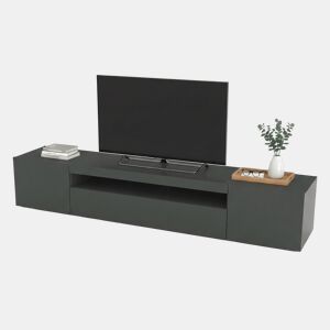 Móvel tv com efeito madeira