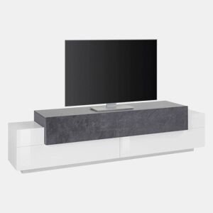 Móvel tv com efeito madeira
