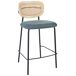 Beliani Silla de bar MAYETTA Beliani Silla de bar MAYETTA Azul/ Verde