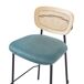 Beliani Silla de bar MAYETTA Beliani Silla de bar MAYETTA Azul/ Verde