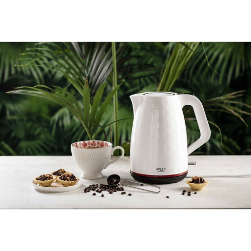Chaleira Adler AD 1277 w Branco Plástico 2200 W 1,7 L