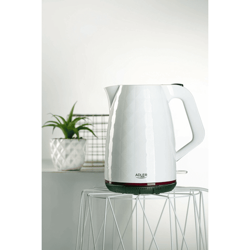 Chaleira Adler AD 1277 w Branco Plástico 2200 W 1,7 L
