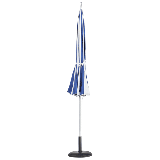 Guarda-sol de jardim 245 cm MINOA BrancoAzul Guarda-sol de jardim 245 cm MINOA BrancoAzul