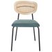 Beliani Silla de comedor MAYETTA Beliani Silla de comedor MAYETTA Azul/ Verde