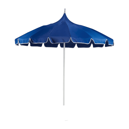 Guarda-sol de jardim 245 cm MINOA Azul