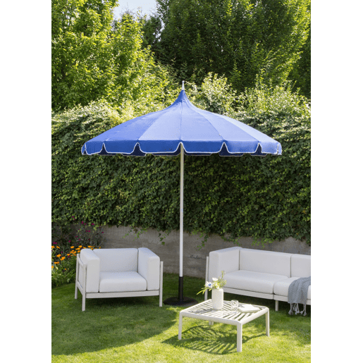 Guarda-sol de jardim 245 cm MINOA Azul