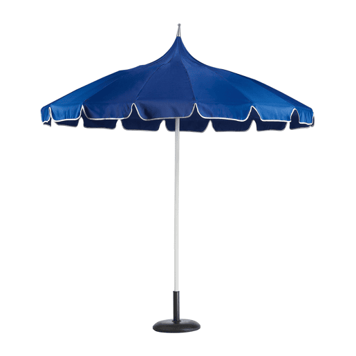 Guarda-sol de jardim 245 cm MINOA Azul