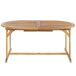Beliani Conjunto de comedor MAUI II Beliani Conjunto de comedor MAUI II Madera Clara