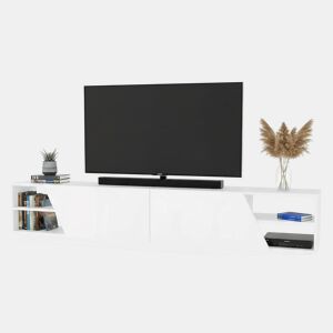 Móvel tv com efeito madeira