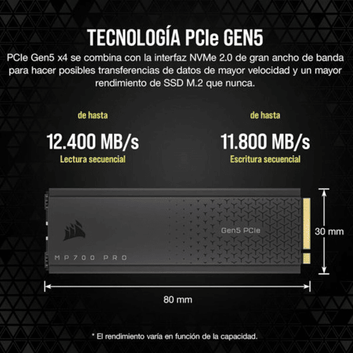 Disco Duro Corsair 2 TB
