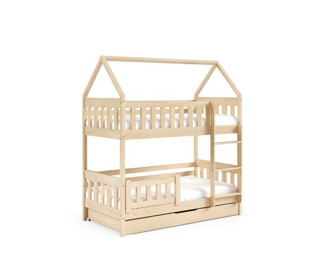 Casa cama zuzia beige 86x168x185cm