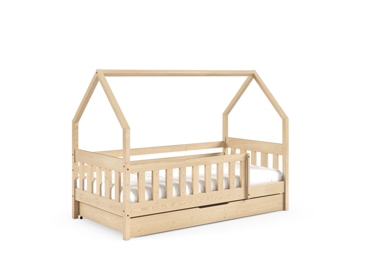 Casa cama lena beige 86x168x125cm