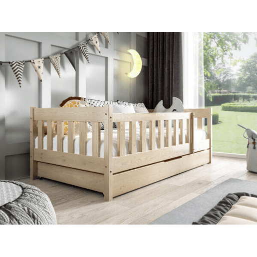 Cama para crianças NADIA Bege 86x198x59cm
