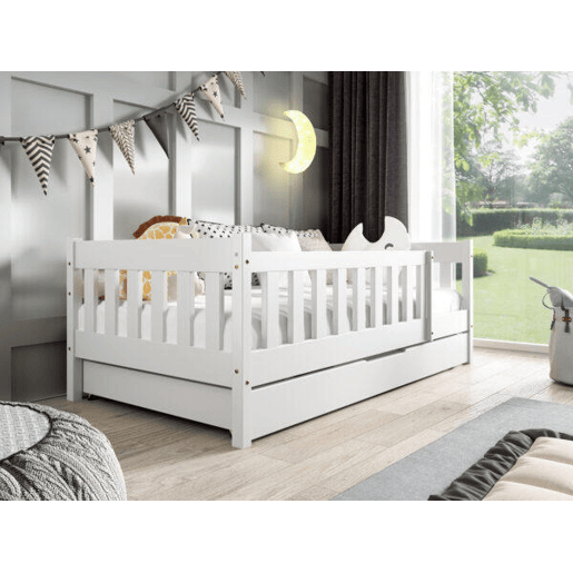 Cama para crianças NADIA Branco 86x168x59cm