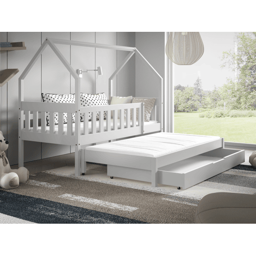 Cama de casa MAJA Branco 86x168x139cm