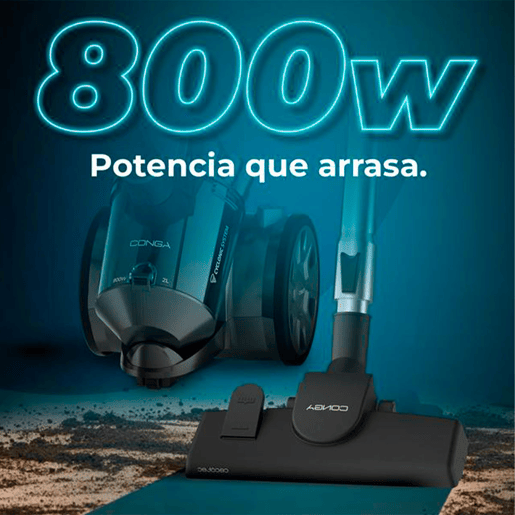 Aspirador Cecotec Conga Rockstar Cyclonic X-treme Cinzento 800 W