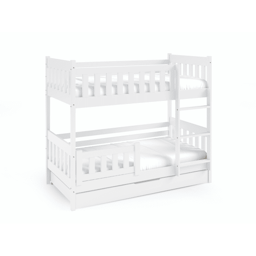 Cama beliche LILA Branco 86x198x141cm Cama beliche LILA Branco 86x198x141cm