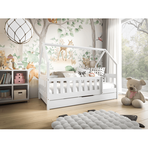 Cama de casa LENA Branco 86x198x125cm