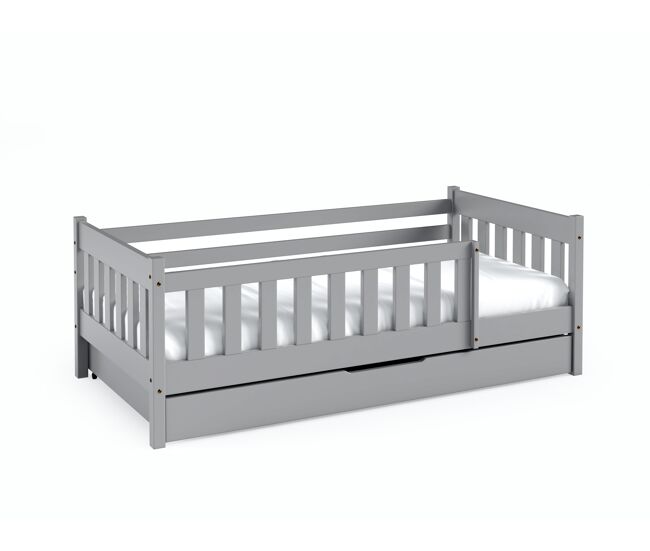 Cama infantil nadia gris 86x198x59cm