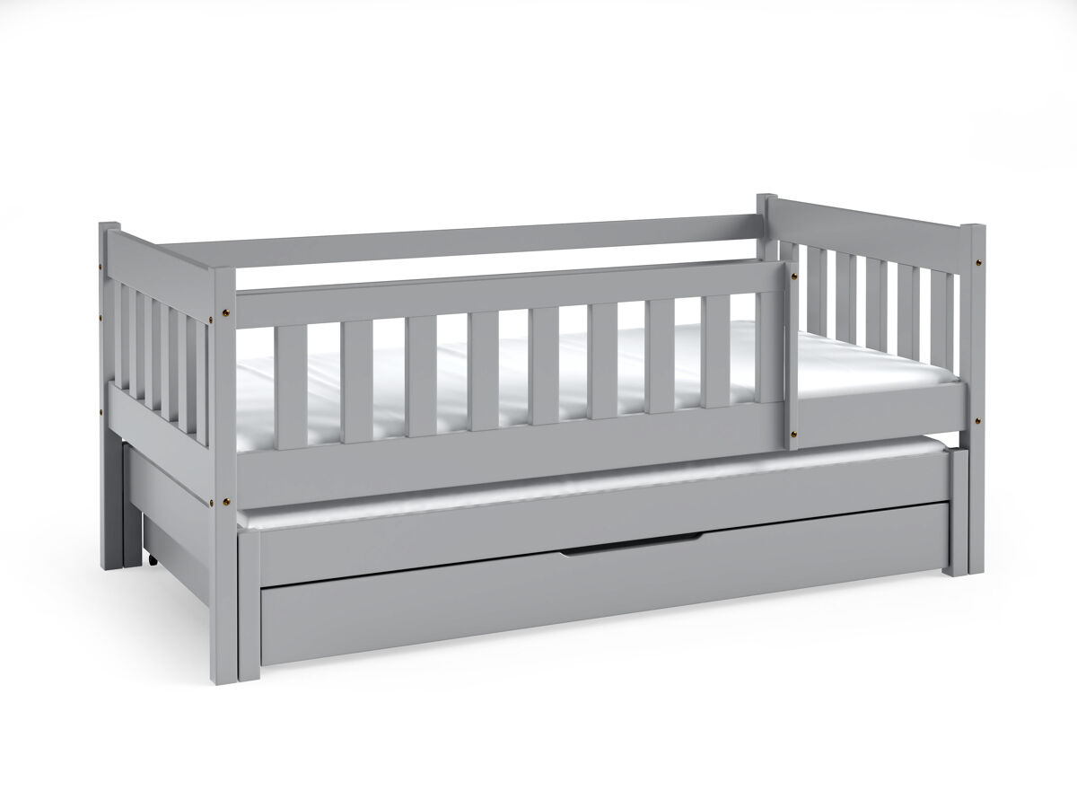 Cama infantil nela gris 86x168x75cm