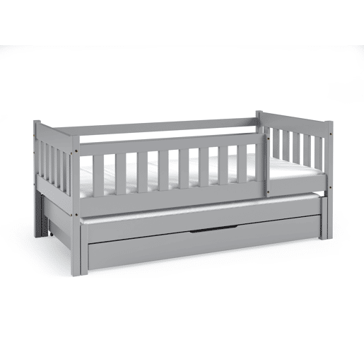 Cama para crianças NELA cinzenta 86x168x75cm
