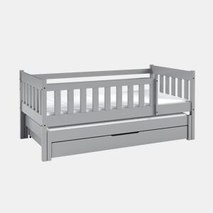 Cama para crianças NELA cinzenta 86x168x75cm