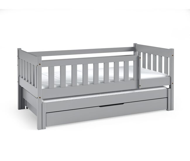Cama infantil nela gris 86x168x75cm