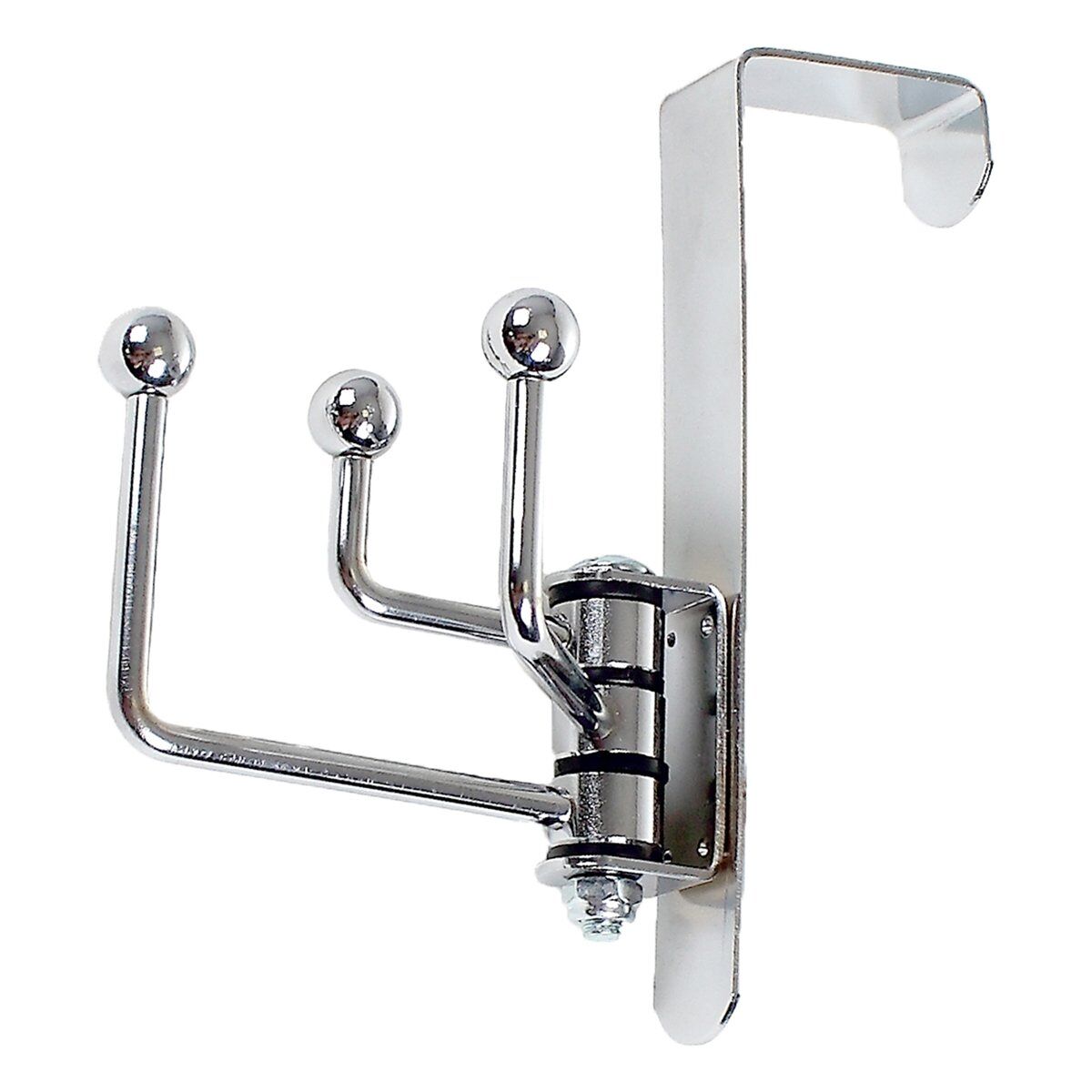 Percha giratoria de metal con 3 ganchos