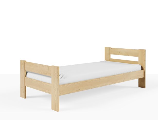 Cama infantil HUGO Beige 99x204x71cm