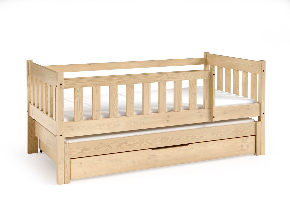 Cama infantil nela beige 86x168x75cm