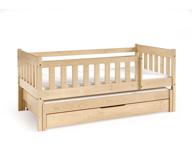 Cama infantil nela beige 86x168x75cm
