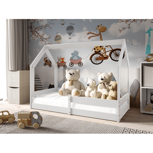 Cama de casa POLA Branco 88x164x124cm