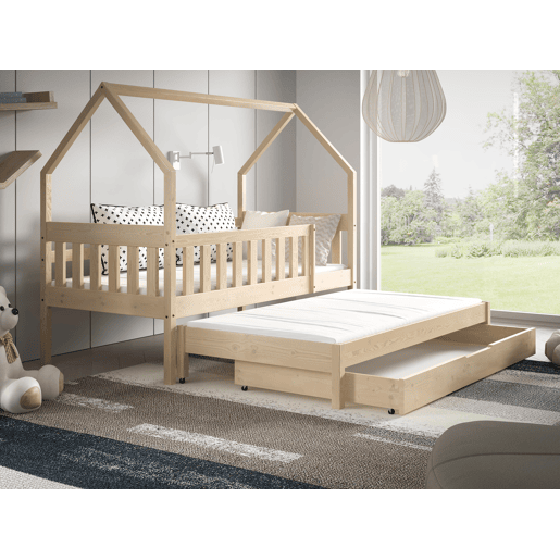 Cama de casa MAJA Bege 86x168x139cm