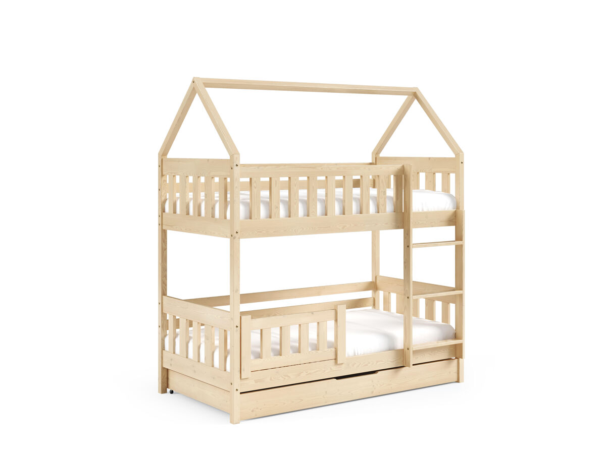Casa cama zuzia beige 86x198x185cm