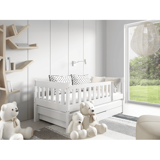 Cama para crianças NELA Branco 86x168x75cm