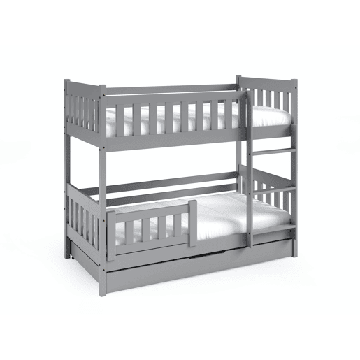 Cama beliche LILA Cinzento 86x168x141cm Cama beliche LILA Cinzento 86x168x141cm