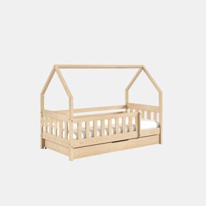 Cama de casa LENA Bege 86x198x125cm