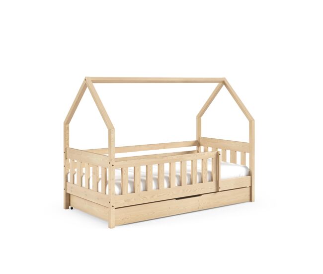 Casa cama lena beige 86x198x125cm