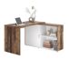 Escritorio VALLEY 124x118 Escritorio VALLEY 124x118 Blanco/ Madera
