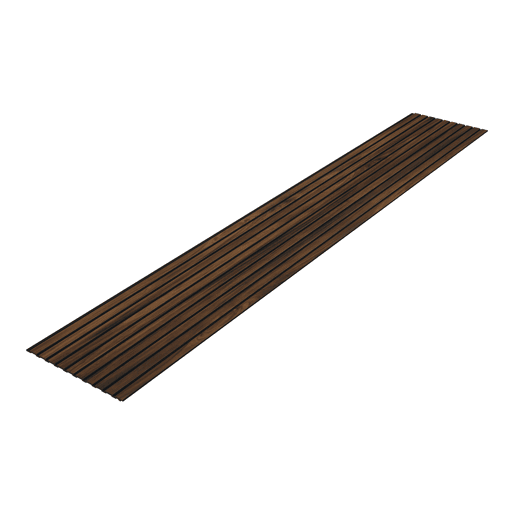 Conjunto de 12x painéis de parede 3D Boxtel 195x31,5 cm - Efeito nogueira NEU.HOLZ