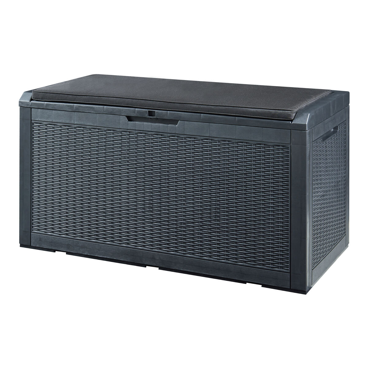 Arcón de 380 L para exteriores Atella con cojín [casa.pro]
